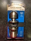 0117985 Gate House Interior Room Locking Door Knob Brushed 050134110113