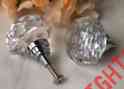 0170s-ho14c Solid Large Glass Drawerdoor Pull Crystal Clear