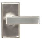 03700pnpnsl20 Weslock New Home Elegance Satin Nickel Woodward Passage Utica Interior Door Lever 048899863948