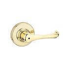 042049101928 Kwikset Dorian Lever In Polished Brass