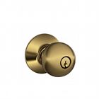 043156427154 Schlage Lock Orbit Keyed Entry Knob Antique Brass 043156427154 Schlage Lock Orbit Keyed Entry Knob Antique Brass