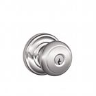 043156428120 Schlage Lock Andover Keyed Entry Knob Bright Chrome