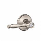 043156451548 Schlage Lock Addison Collection Birmingham Keyed Entry Lever Aged Bronze