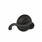 043156452446 Schlage Lock Andover Collection Callington Keyed Entry Lever Aged Bronze