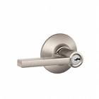 043156453085 Schlage Lock Century Collection Latitude Keyed Entry Lever Satin Nickel