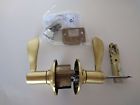 043156490660 Schlage Accent Hall And Closet Lever Satin Brass