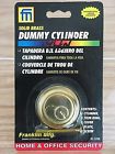 070bl Franklin Solid Brass Dummy Cylinder