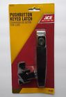 5414775 082901238157 Ace Black Push Button Keyed Latch To Thick