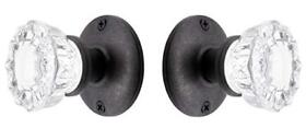0919eorb Fluted Crystal Glass And Oil Rubbed Bronze Complete Passage Door Knob