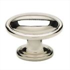 316-pn . 1.34 Knob Nickel Polished Atlas Austen Oval Homewares