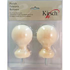 5608eg091 1.37 Levolor Unfinished Wood . Finial Ball