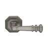 101-00a.sd15 Omnia Single Dummy Thru Bolted Satin Nickel Lever And Rose