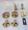 1030 Solid Brass Lever Knob Domas Domus Handcrafted Decorative Forged Set Made In Italy