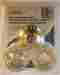 1144-w First Watch Glass Door Knobs Clear 2 Sets New With Spindle 078555786755