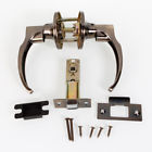 13010948 Unbranded New Privacy Antique Brass Lever Handle Door 604270945810