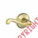14740 Schlage Brand New Hall Closet Non Lock Antique Brass Flair Lever F10 V Fla 605 043156791484