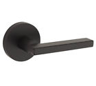 154hflrdt-514 Kwikset Halifax Round Passage Door Lock Iron Black 883351601184