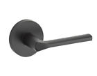 154lslrdt-514 Kwikset Lisbon Round Passage Door Lock Iron Black 883351579292