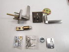155lslsqt-514 Kwikset Lisbon Square Privacy Door Lock Satin Nickel