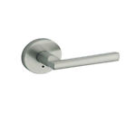 155mrlrdt-26d Kwikset Montreal Round Privacy Door Lock Satin Chrome 883351596442