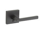 155mrlsqt-514 Kwikset Montreal Square Privacy Door Lock Iron Black 883351595933