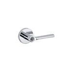 156lslrdt-26s Kwikset Lisbon Round Entry Door Lock Bright Chrome 883351535274
