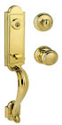 180aehxatkrdbl03smtrcalr Baldwin Avendale Single Cylinder Handleset 883351610643