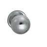 198-60a.pa2 Omnia Knob Pass Bs Doors Bright Chrome