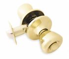 1tpr3 Ultra Light Duty Privacy Knob Lockset Polished Brass Finish Door
