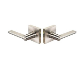 Yr11sbsq619 2-pack Yale Seabrook Passage Door Lever Set Square Rose Edge Series