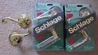 2 Schlage Interior Door Hall And Closet Modern Brass Knob Set Plus 043156910120