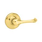 42049266320 200dnl-3 Kwikset Dorian Passage Door Lock Bright Brass