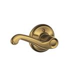 201755 Schlage Flair Antique Brass Dummy Door Lever 043156961627