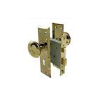 20501405 Ultra Hardware Products Skeleton Key Mortise Lock Polished Brass
