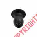 21544blk Better Home Products Matte Black Miraloma Park Entry Door Knob 660414215447