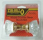 221-7244 Crystal Glass Door Knob Hardware Set New In 000022172440