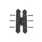 22311 The Renovators Supply Black Iron Spear Tip Hinge 671839629498