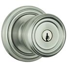 23005-119 Brinks Barrett Keyed Entry Door Knob Satin Nickel 039208213196