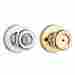 42049350517 258309 Kwikset Tylo Polished Brass Chrome Bed Bath Knob Door Locks New