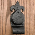282790 Signature Hardware Hand Forged Iron Fleur De Lis Cylinder Pull