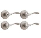 300bl154pk Kwikset Entry Door Lever 0038877527016