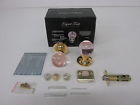 3073bpa York Krystal Passive Touch Doorknob Brass Ribbon 2.5- Pink