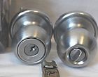 308ca 626 Stanley Circa Light Commercial Satin Chrome Entry Knob Set