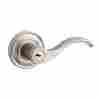 312-79c Baldwin Hardware Baldwin-reserve Curve Satin Nickel Entry Lever Traditional Round Rose