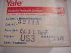 3211a Yale Cat Dead Bolt Assembly Back Set New Old