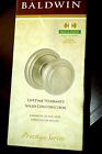352atkrdb15 Nickel Alcott Closet Knobset Prestige Hall Satin Baldwin