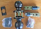36-da4503b Taymor Builder Series Privacy Door Knob Set Aged Bronze