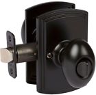 362504 Delaney Interior Canova Black Bed Bath Door Knob 0694036625148