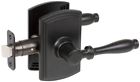 364104 Delaney Italian Tuscany Rustic Styled Sorado Black Door 0694036631149