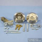 372nsns Weslock Essentials Keylock Satin Nickel Double Cylinder Door Deadbolt